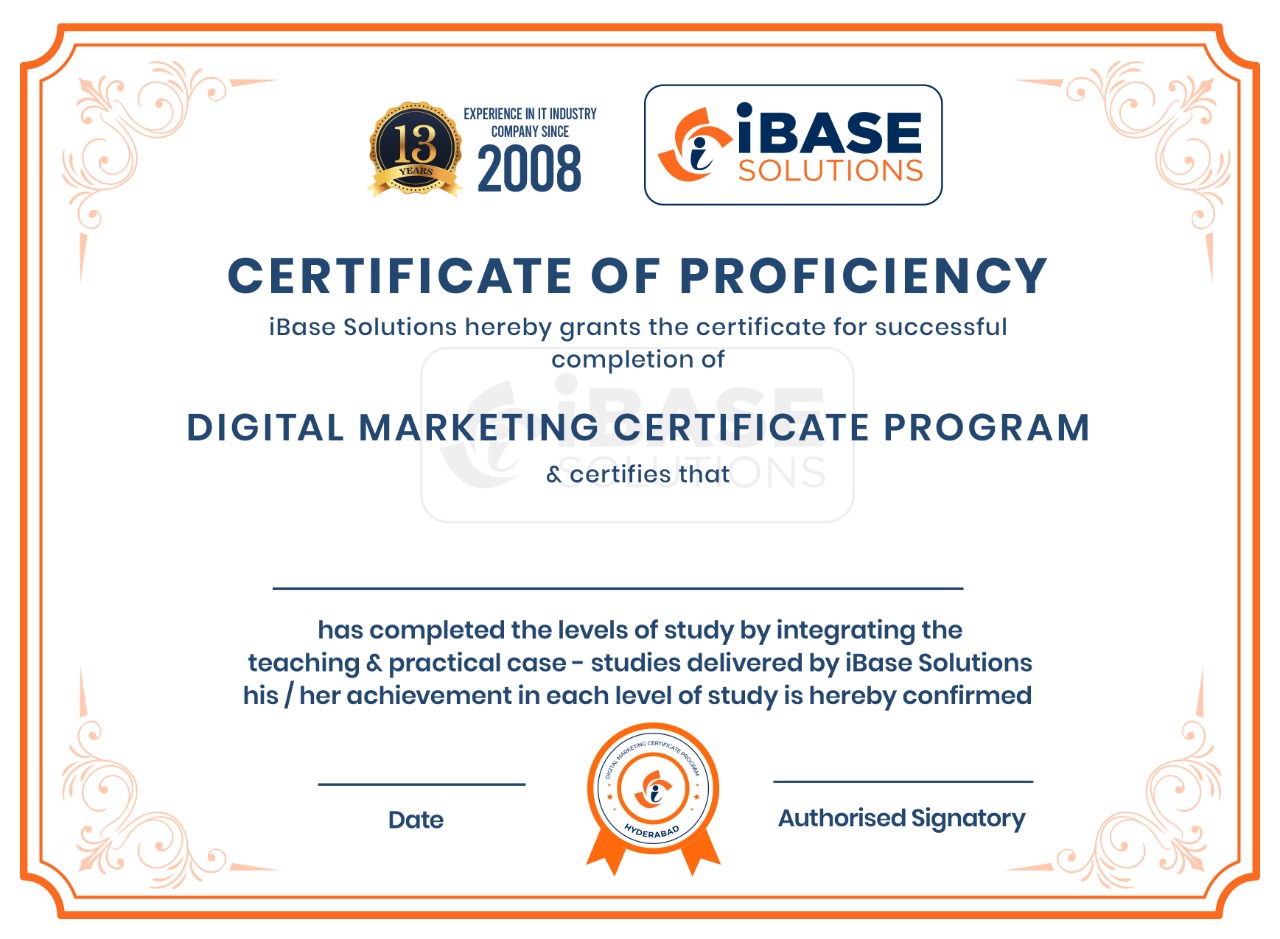 Training Based Sample Certificate