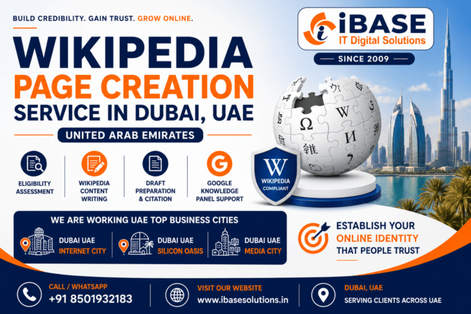 Wikipedia Page Creation Service in Dubai UAE