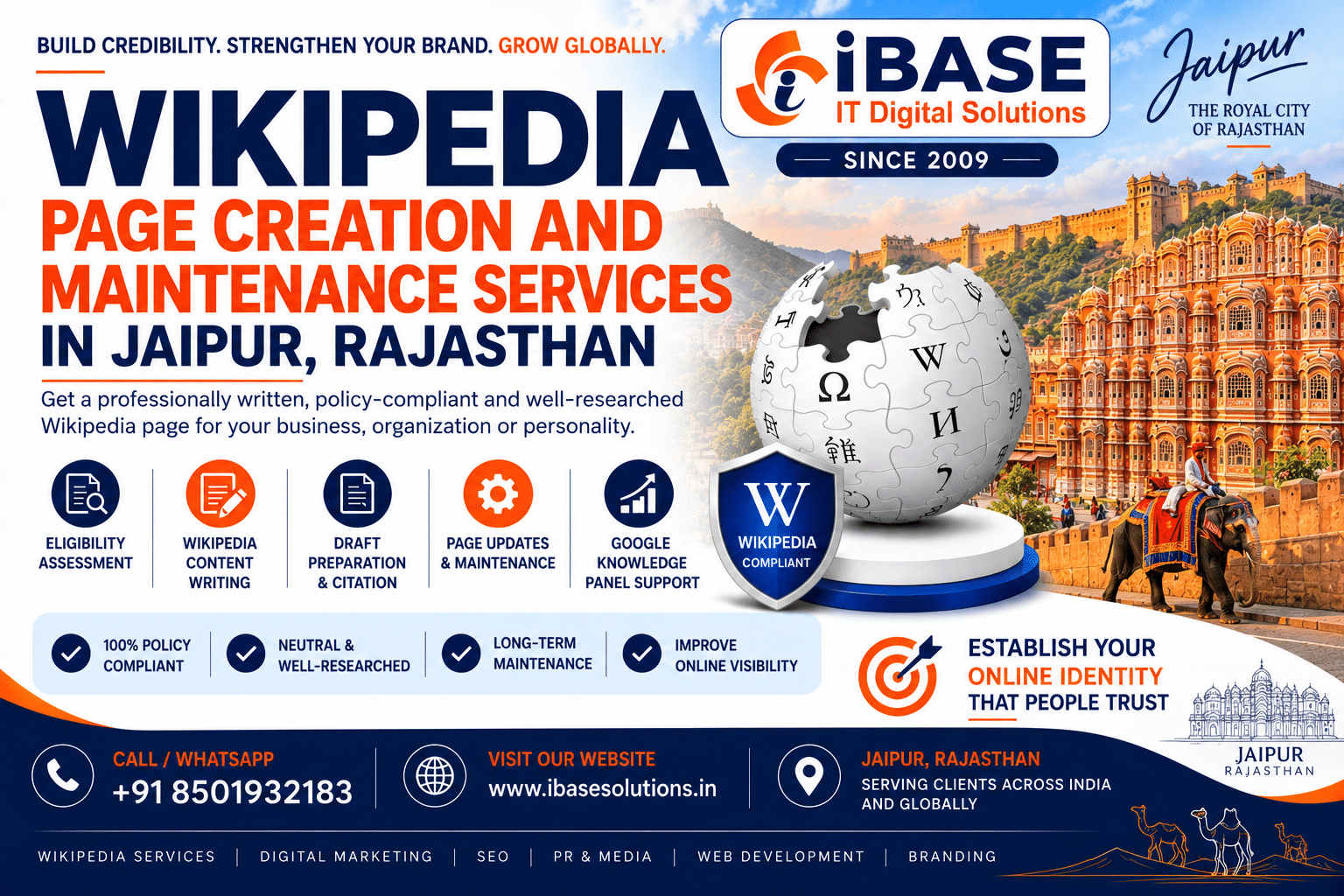 Wikipedia Page Creation Services in Jaipur